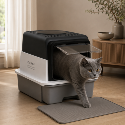 KATSHU™ Essential Cat Litter Box